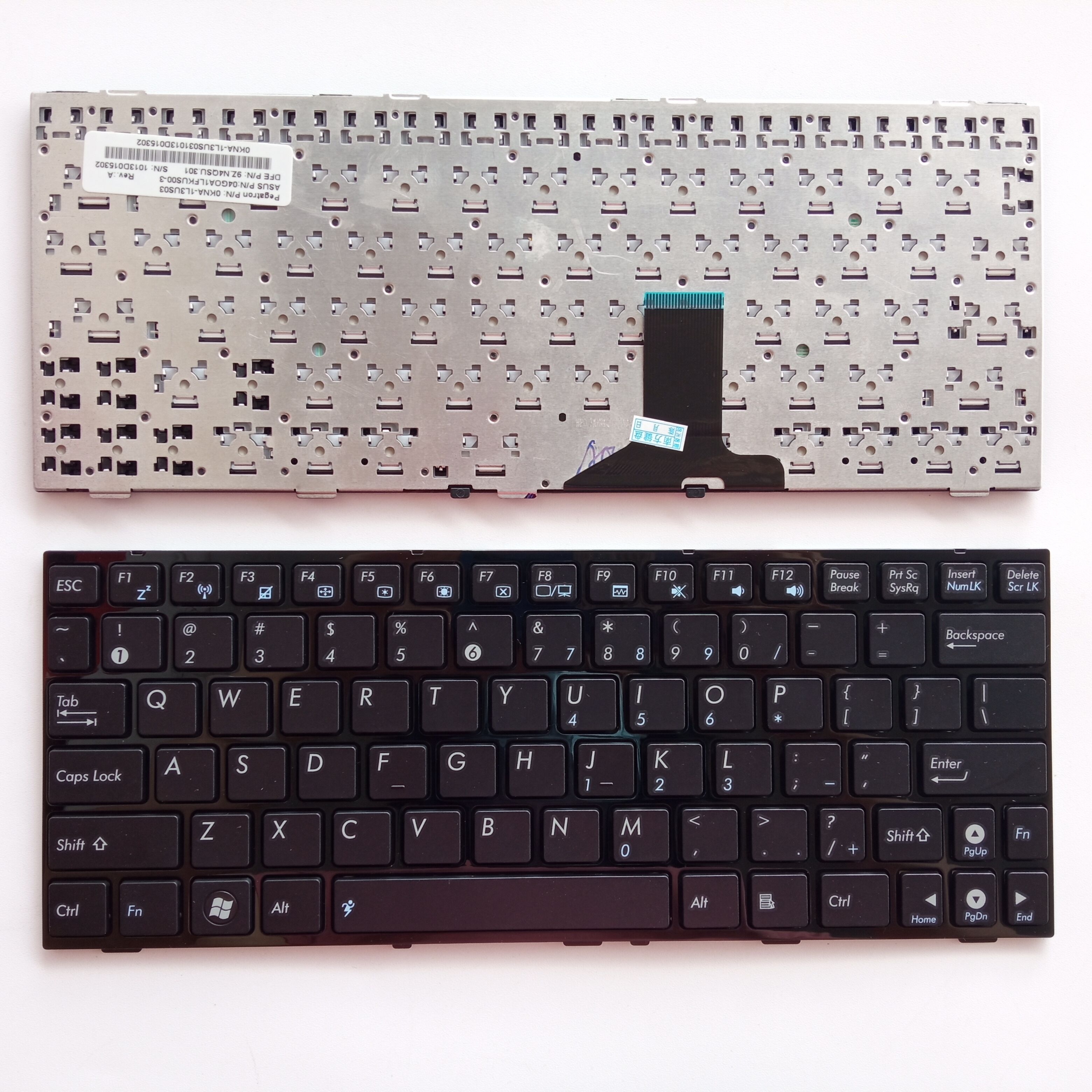 Picture of New Replacement Laptop Keyboard For ASUS 1005/1005PEB BLACK FRAME BLACK US Layout